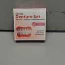 Moldable False Teeth, Dentures for Women and Men, Upper and Lower Silicone Denture Set, Fix your Smile in Minutes, 1PCS-X
