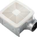 QT Series Very Quiet 110 CFM Ceiling Bathroom Exhaust Fan, .4 Sones, ENERGY STAR Certified