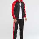 Tebreux Men's Tracksuits 2 Piece Outfit Jogging Suits Set Casual Long Sleeve Sports Sweatsuits (XL)