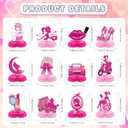 2 x Princess Centerpieces For Tables Princess Table Decorations Pink Centerpieces For Tables Hot Pink Party Decorations Bachelorette Party Decorations Bridal Shower