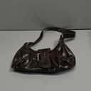 Shoulder Bag for Women Top Handle Handbag Purse Y2K Hobo Clutch Small Punk Purse Trendy (Coffee)