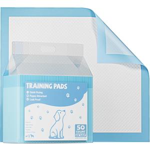 NEWBULIG Puppy Pee Pads for Dogs, Wee Wee Pad, Dog Potty Training Pads, 22"x22" Disposable, Super Absorbent Multi-Layer Leak-Proof, Quick-Dry Surface, Indoor & Outdoor use, 100 Count
