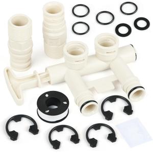 Upgraded 7345388 Water Softener 3/4" Bypass Valve Assembly Compatible with Kenmore, GE, Whirlpool, Morton, NorthStar, EcoWater, EcoPure