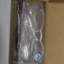 2 Pack Blue Light Reading Glasses Bifocal Safety Glasses (+2.00)