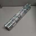 4 x Window Privacy Film with Cutting Grid, Non-Adhesive Stained Glass Window Film Decorative, Static Cling Privacy Window Film (Leaf Rainbow,17.5 X 78.7 inch)