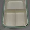 LOVINA Bento Boxes for Adults - 1100 ML Bento Lunch Box For Kids Childrens With Spoon & Fork - Durable Perfect Size for On-the-Go Meal, BPA-Free and Food-Safe Materials(Green)