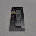 GE 4-Device Universal Remote Control, Designer Series, Brushed Nickel/Silver, 33709