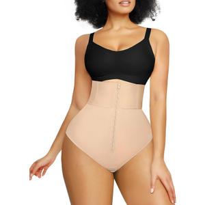 SHAPELLX High Waisted Body Shaper Shorts Shapewear for Women Tummy Control Thigh Slimming Slip Shorts Butt Lifting Shapewear (Small)
