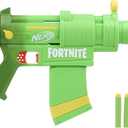 Nerf Fortnite SMG-Zesty Blaster, 10 Nerf Elite Darts, 10-Dart Clip, Removable Stock & Barrel, Fortnite Gifts for Boys & Girls, Large