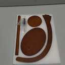 Wooden Yarn Holder for Crocheting, Upgrade Larger Size & Magnetic, Rotating Pendulum Yarn Ball Dispenser Stand, Yarn Spinner as Surprise Gift for Knitting Lovers (Walnut)