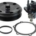 Water Pump with Thermostat Kit for Cadillac Escalade ESV 2015-2020, Chevrolet Silverado 1500 2014-2018, Suburban 2015-2020, Tahoe 2015-2020, GMC Sierra 1500 2014-2018, Yukon 2015-2020