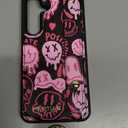 Petitian for Samsung Galaxy S22 Ultra Case with Wallet - Women Girls Cute Girly Aesthetic Unique Design Leather Credit Card Holder Cardholder Stand Wristband for S22 Ultra, Xiaolian (Fen Face)