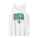 Coastal Carolina Chanticleers Baseball Bullpen White Tank Top S
