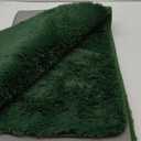 Soft Dark Green Rug for Bedroom, Fluffy Shaggy Rugs for Living Room, 3x5 Small Soft Throw Carpets, Non-Slip Plush Fuzzy Rug for Kids Bedroom Nursery Home Decor