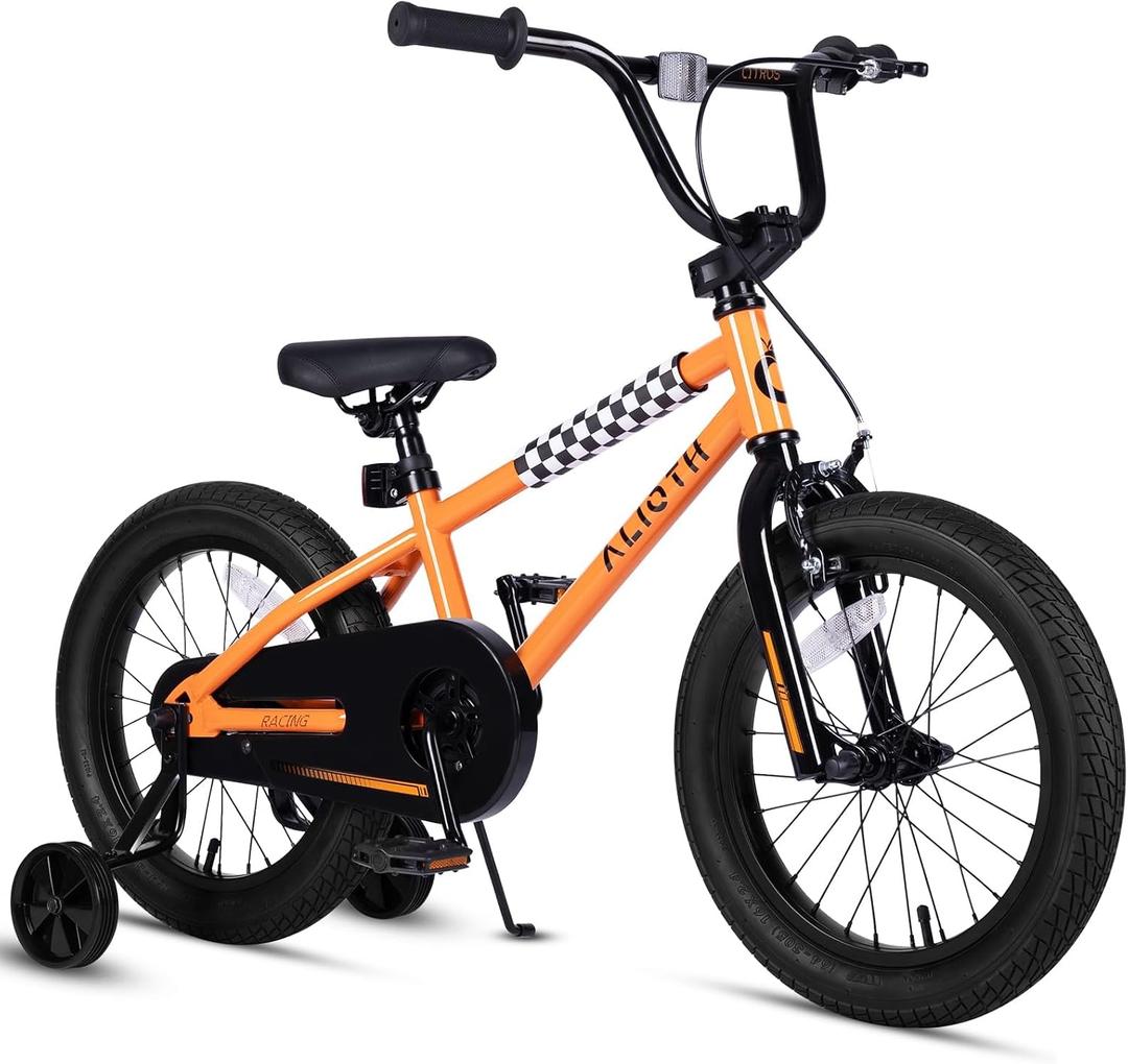 vollsch BMX Style 12 14 16 Inch Kids Bike Training Wheels 20'' Bicycle with Kickstand for 2-14 Years Old Toddlers Boys Girls Coaster Brake Multiple Colors