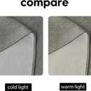 Artoid Mode Light Grey Table Runner, Seasonal Washable Kitchen Dining Table Decoration for Home Party Decor 13x90 Inch