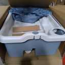 Mighty Sink Portable Sink: Patented Wash Station with Electronic Faucet | 2 Gallons | Easy Setup | Indoor & Outdoor Use | Ideal for Dishwashing, Camping Hygiene, Gardening, Pottery & More Freestanding