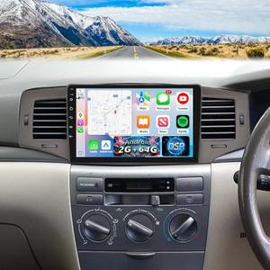 NHOPEEW [2+64G] for Toyota Corolla 2002-2006 Android Radio, 9 inch Touchscreen Corolla Stereo - Wireless Carplay and Android Auto, WiFi, GPS, Mirror Link, Mulitple UI, SWC + Backup Camera