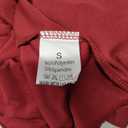 ABYOVRT Women Formal Dresses Sleeveless Bodycon Ruched High Slit Sexy Maxi Dress Cocktail Prom Wine Red,S