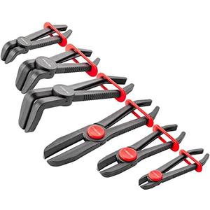 BILITOOLS Hose Pinch Off Pliers Clamp Pliers Plastic Straight & 90 Angled for Flexible Fuel Line Radiator Coolant Brake Line Hoses Clamp etc