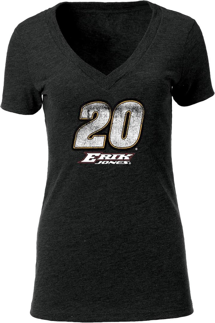 Ouray Sportswear NASCAR Women's Tri-Blend Deep V-Neck Tee (Medium)