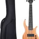 Batking Mini Ukulele Bass Electric Ubass 5 String Fretted Bass Ukelele