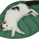 30 X 20 Inch Leaf Shaped Cotton Cat Bed Pad, Warming Cat Mat, Pet Warming Pad for Cats, Warmer Mat for Feral and Indoor Cats, 2025 Enlarged and Thickened Leaf Beds