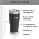 THERMOS ICON SERIES, Stainless Steel Tumbler, Granite, 16 oz