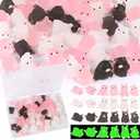 EVERMARKET 54 PCS Tiny Pigs for Crafts Luminous Mini Resin Pig Dollhouse Miniatures Mini Animals for Car Fairy Garden Micro Landscaping Plant Decoration (Pig)