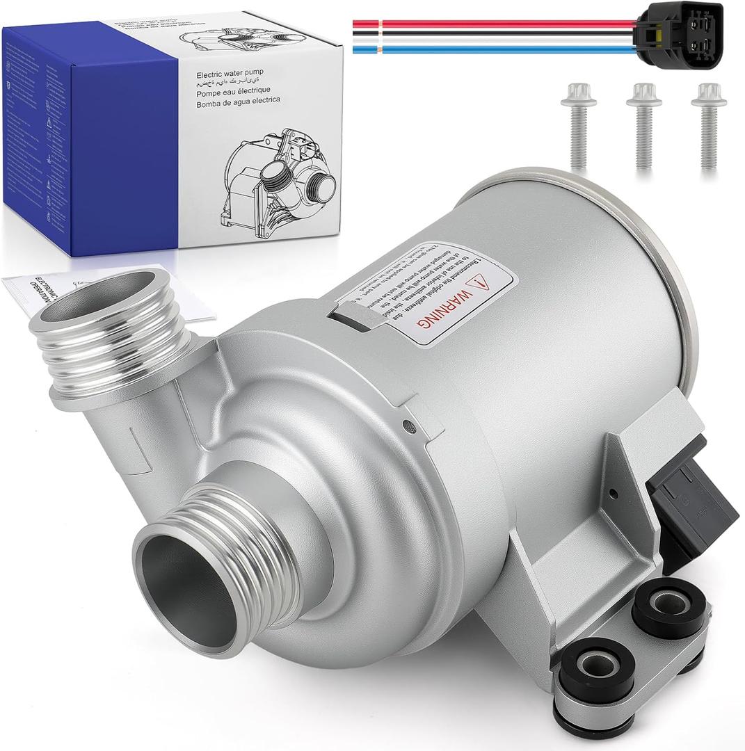 Electric Engine Water Pump Fits for BMW (F15/F16/F22/F30/F32/F36/F87 3.0L N55 Engines) 335i, 435i, M2 M235i X5 X6. Replace 11518635090, 11518625098, 11517596763