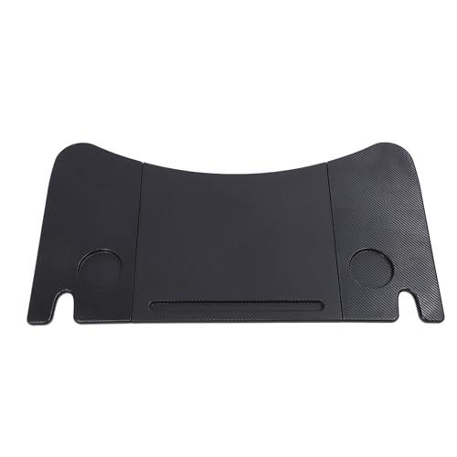 Car Steering Wheel Desk, Versatile Car Laptop Table, Portable Steering Wheel Tray with Carbon Fiber Design, Easy Installation, Compact and Stylish, Great for Working, Dining in