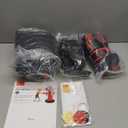 QPAU 360 Rotatable Punching Bag for Kids, Lager 64 Kids Punching Bag with Gloves, Hand Pump & 6 Targets, Bop Bag Inflatable Punching Toy, Karate Gifts for Boys, Girls (Red)