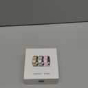 Smart Ring Sleep Tracker Heart Rate Monitor TikTok Control Fitness Tracker Blood Pressure Blood Oxygen Pedometer Step Counter Waterproof Health Smart Ring for Women Men (Pink)