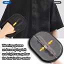 2 x 3Pcs Pet Hair Removal Glove, 2025 New Upgrade Electrostatic Gloves Pet Hair Reusable for Cats Dogs & Pets