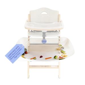 CATCHY - Food Catcher - Compatible with Abiie Beyond Junior High Chair + 12 Other High Chairs - Highchair Sold Separately - Baby & Toddler Food & Mess Catcher - Under High Chair Accessory