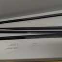 Tenare 4 Pieces Hanging File Rails PVC Black File Rails Hanging System Keeping Your Folders Neat and Organized(1/2 Inch Drawer Sides 24 Inch Long)