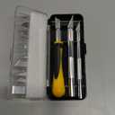 DIYSELF 16-Piece Craft Knife Set, Exacto Knife Set for Christmas Crafts, Wood Carving Tools, Stocking Stuffers Gift for Women Men, 3 Hobby Precision Exactly Art Knife with 10 Exacto Knife Blades (Yellow)