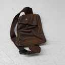 Thick Crazy Horse Leather Hiking Riding Travel Outdoor Belt Bag Fanny Waist Pack Small Phone Pouch For Men Women 380 (386 Brown)