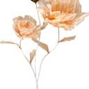 Artificial Silk Flower Decoration, Large Fake Flower with Standing Stems and Base,Giant Flowers 5.5Ft for Wedding Background Decor, Shop Window Display,Photography Props, Banquet (Champagne)