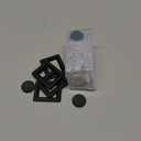 N52 Self Adhesive Super Strong Neodymium Disc Magnets-3/4"D x 1/16"H - 30 Pack W/Spacers,Powerful Rare Earth Magnets with Very High Bond Double Side Adhesive Backing, Magnet Stickers, Adhesive Magnets