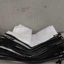 24pcs Large Mesh Zipper Pouch File Bags YOPCDJ Reusable Zippered Pouches for Organizing Classroom, Board Game Storage, Puzzle Bags Black