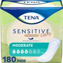 TENA Sensitive Care Extra Coverage Moderate Absorbency Incontinence Bladder Control Pad, 180 count (Regular)