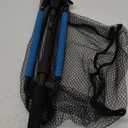 PLUSINNO Fishing Net Fish Landing Net, Foldable Collapsible Telescopic Pole Handle, Durable Nylon Material Mesh, Safe Fish Catching or Releasing