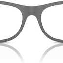 Ray-Ban Rx7307m Scuderia Ferrari Collection Square Prescription Eyewear Frames (Matte Grey/Demo Lens)