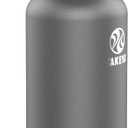 Takeya Originals 32 oz Vacuum Insulated Stainless Steel Water Bottle - Leakproof & BPA-Free Spout Lid - Keeps Drinks Cold 24 Hrs/Hot 12 Hrs - Double-Wall Design - Ideal for Active Lifestyles, Graphite