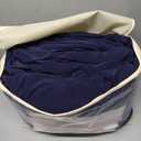8 Pack Navy Blue Spandex Round Tablecloths for 60 inch Table, Stretchy Fitted 5FT Round Table Cloths Wrinkle Free Round Table Covers with Skirt for Wedding Banquet Birthday Party Buffet Restaurant (Navy Blue)