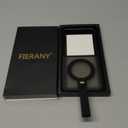 360 Spin Magnetic Stand for Z Flip 7 Case,Ring Holder Stand with Silicone Strap,Fit for MagSafe Shockproof Translucent Matte Phone Case for Samsung Galaxy Z Flip 7 (Black)