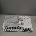 Artoid Mode Black White Buffalo Plaid Snowman Xmas Trees Christmas Kitchen Towels Dish Towels, 18x26 Inch Daily Winter Decoration Hand Towels Set of 4