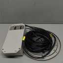 10 Inch LED Multicolor Inground Pool Light  Stainless Steel Housing, 50ft Cord, RGB Controller for Wet Niche