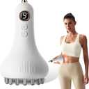 Lymphatic Drainage Massager & Anti Cellulite Fascia Massage Tool - Reduce Stretch Marks & Blaster Cellulite for whole Body - Body Sculpting Machine with Microcurrent, Red Light,Heat & Vibration